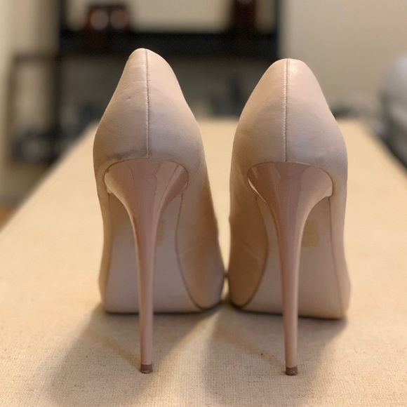 ASOS Nude Peep-toe Heels - Picture 3 of 3